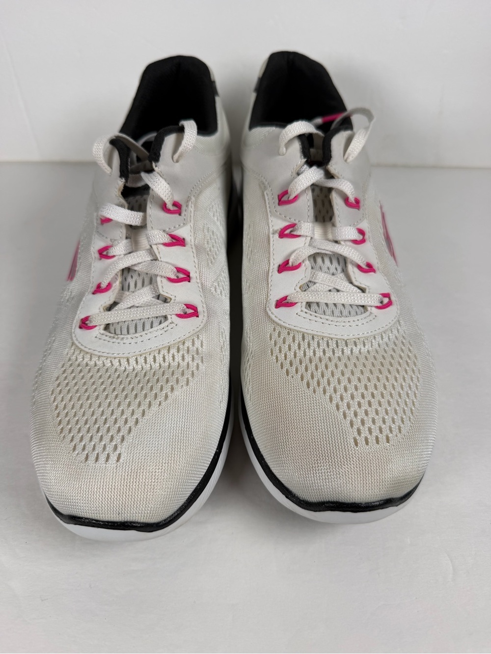 Skechers Air-Cooled Memory Foam Athletic Sneakers Women’s 9 Off White Pink - Picture 7 of 15